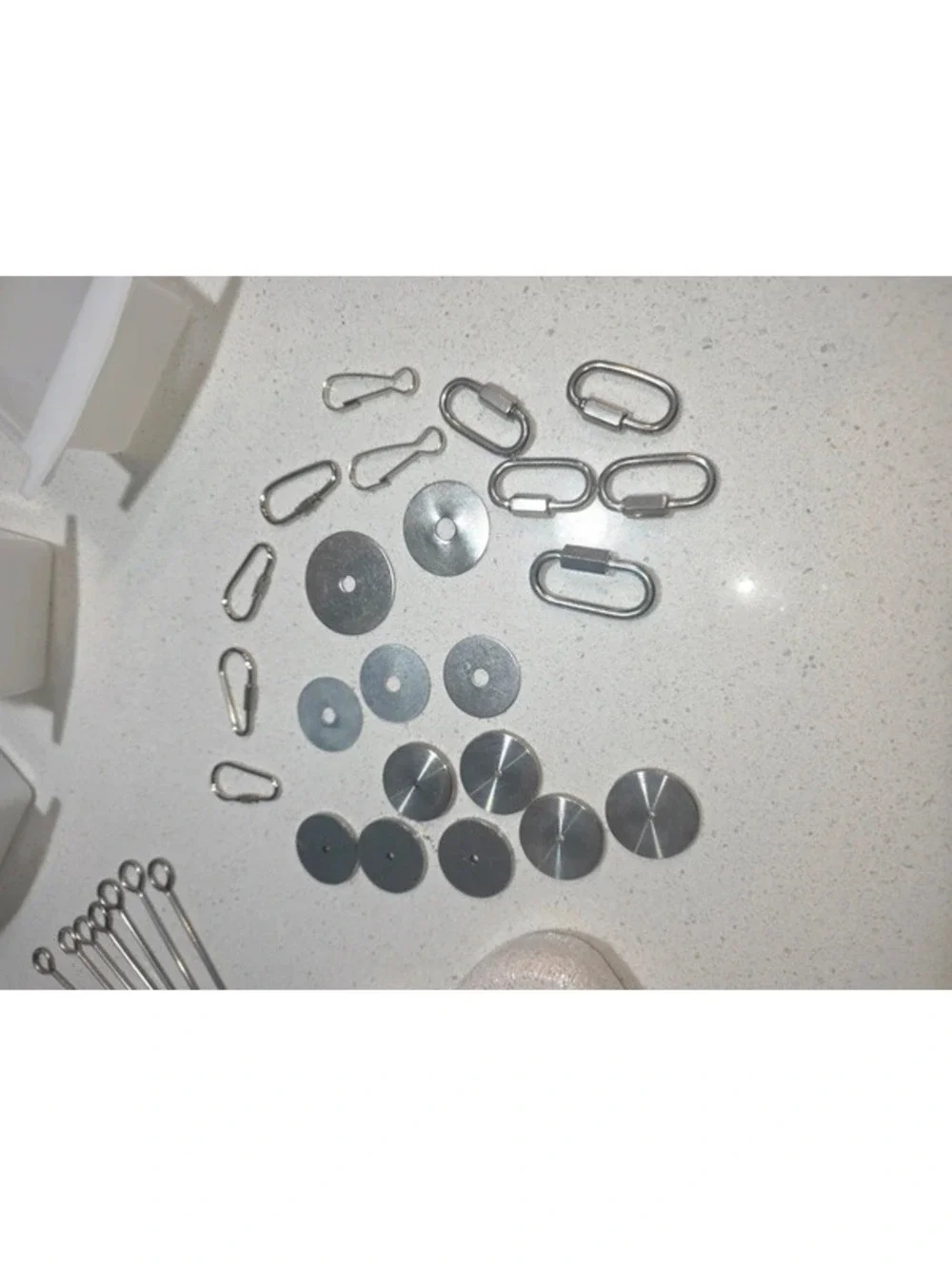 Bird Cage Accessories Set with Perches, Clips, and Rope Swing